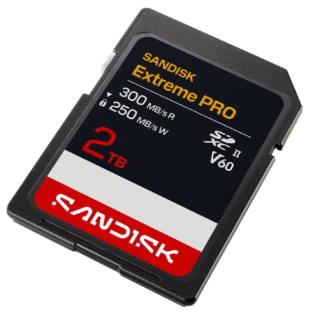 SanDisk SDSDXEM-2T00-GN4IN - karta pamięci 2TB, Extreme PRO SDXC UHS-II V60